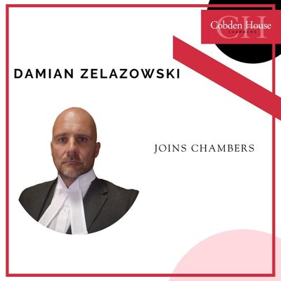 Damian Zelazowski joins Chambers