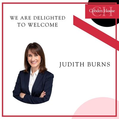 Cobden House Chambers Welcomes Judith Burns