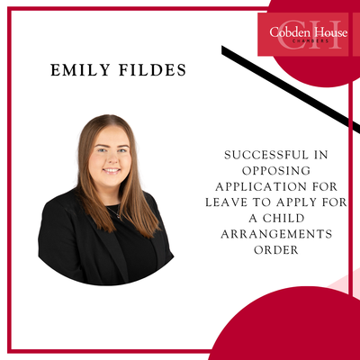 Emily Fildes Successful in Opposing Application for Leave to Apply for a Child Arrangements Order