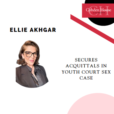 Ellie Akhgar secures acquittals in Youth Court sex case.